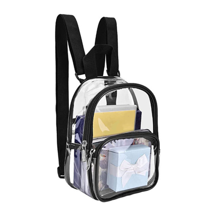 จัดส่งเร็ว-กระเป๋าเป้ใช้ได้ทั้งชายและหญิงโปร่งใสแฟชั่นกระเป๋าเดินทางนักเรียนแบบสะพายหลัง