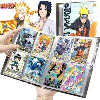 80/160PCS Album Naruto Cards Holder Book Letters Paper Games Children Anime Character Collection Kids Gift Playing Card Toy