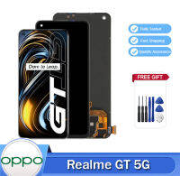 AMOLED ของแท้สำหรับ OPPO Realme GT 5G RMX2202แอลซีดีจอแสดงผลแพนทาลลาหน้าจอสัมผัสหน้าจอดิจิตอลซ่อมประกอบ