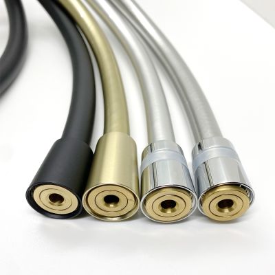 Shower Hose 1.2m 1.5m 2m Bathroom Water Hose Black Gold Grey PVC Handheld Shower Head Hose Anti-twist Plubing Replacement Set