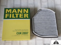 กรองแอร์ ชาโคล   Benz C-Class  W202 ( 1993 - 2000 )  ทุกรุ่น     Cabin Air filter Mann CUK2897 / CUK 2897