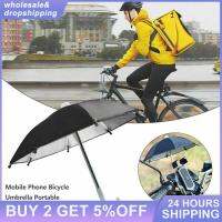 Mini Sunshade Umbrella Firm And Sturdy Ultraviolet Rays Block 1pc Motorcycle Phone Holder Polyester Motorcycle  Decoration 43 G Selfie Sticks