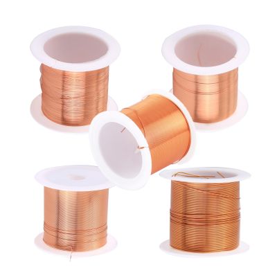 1pcs 0.1-0.9mm spool coil  electromagnetic wire  enameled copper wire  winding wire  widely used in transformers  inductors Electrical Circuitry Parts
