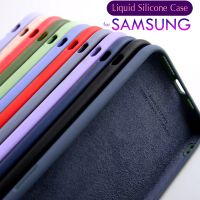 ✻☍ Soft Liquid Silicone Cover Case For Samsung Galaxy M12 A22 A32 5G M51 M31 M21 M11 M31S S20 FE M32 A12 A51 A71 A31 A52 A21S A72
