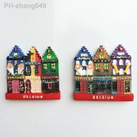 Belgium Classic Street View Stereoscopic Fridge Magnet Travel Souvenir Magnetic Sticker