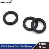 【DT】hot！ 10/50Pcs EPDM o Rings 3mm 10   100mm Acid and Alkali Resistance o-ring