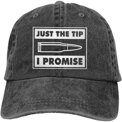 Just The Tip Vintage Washed Twill Baseball Caps Adjustable Hats Funny Humor Irony Graphics Of Adult Gift Black Gorras Hombre