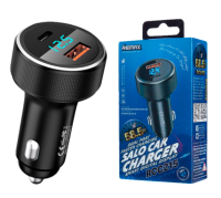 หัวชาร์จรถRemax RCC215 Car Charger Dual Port 58.5 W หัวชาร์จรถ 2 ช่อง / Type-C PD 36W + USB QC 22.5W