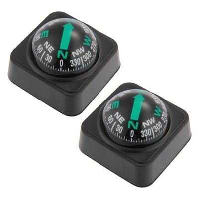 2X Compass Dashboard Dash Mount Navigation Car Boat Truck Black