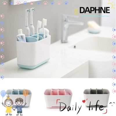 ☏☜ Daphne ชั้นวางแปรงสีฟันอเนกประสงค์ทนทานสําหรับห้องน้ําหลากสี