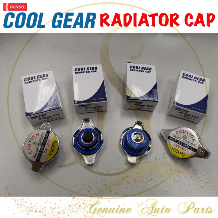 100 ORIGINAL DENSO COOL GEAR RADIATOR CAP R124 R125 R126 R148 022510 4140 4150 4160 4170 DENSO