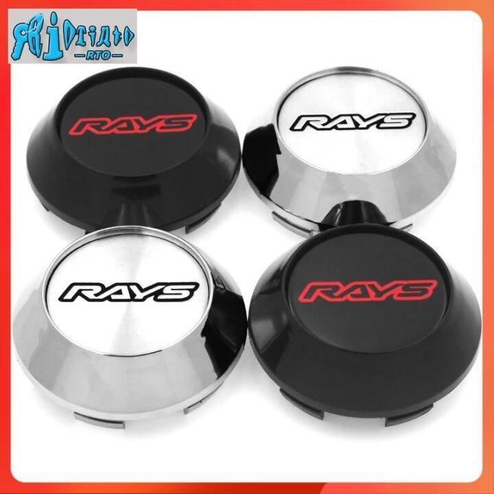 RTO CarDIY 4pcs 68mm Sport Rim Caps Rays TE37 CE28 RE30 ZE40 Volk ...