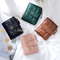 2022 New Simple Leather Ladies Wallet Thin Multi-Card Card Holder Ins Coin Purse Short Small Wallet