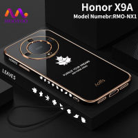 เคส Honor X9A เคสโทรศัพท์นิ่มดีไซน์ใหม่ฝาหลังใบเมเปิลสำหรับ RMO-NX1 Huawei