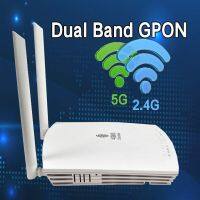 GM620 Gpon Ont ONU Secondhand FTTH Dual Band 1GE 3FE 1POT 2USB 2.4G/5G wifi English version modem F673av9 network terminal