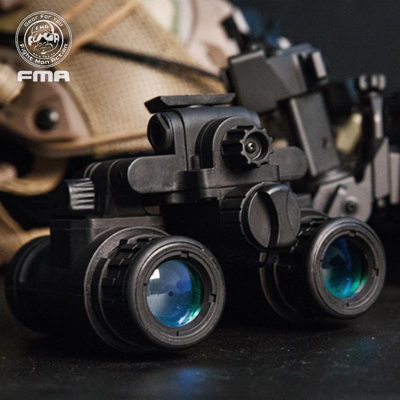 Details about   FMA Tactical Night Vision NVG PVS31 Dummy With Light Function Binocular Helmet 