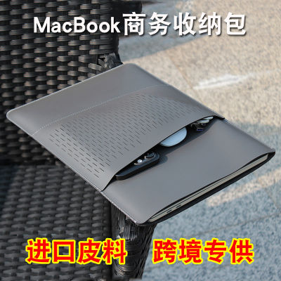 เหมาะสำหรับ M2/M1 Apple เคสแล็ปท็อป Macbook Air กระเป๋าเก็บของป้องกันเคสหนังโปรธุรกิจ13
