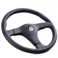 พวงมาลัย Nardi Gara 3/3 Steering Wheel 365mm Leather Black Stitch แท้ อิตาลี่ ด้ายดำ Italy รุ่นนวมเต็ม หายาก