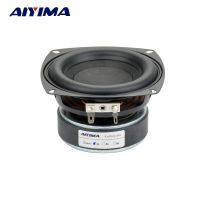 คุณภาพดี AIYIMA ชุดลำโพง4ซับวูฟเฟอร์นิ้วจำนวน1ชิ้น HIFI 4 8โอห์ม100วัตต์เสียงวูฟเฟอร์ลำโพงโฮมเธียเตอร์ลำโพงเบสลึก