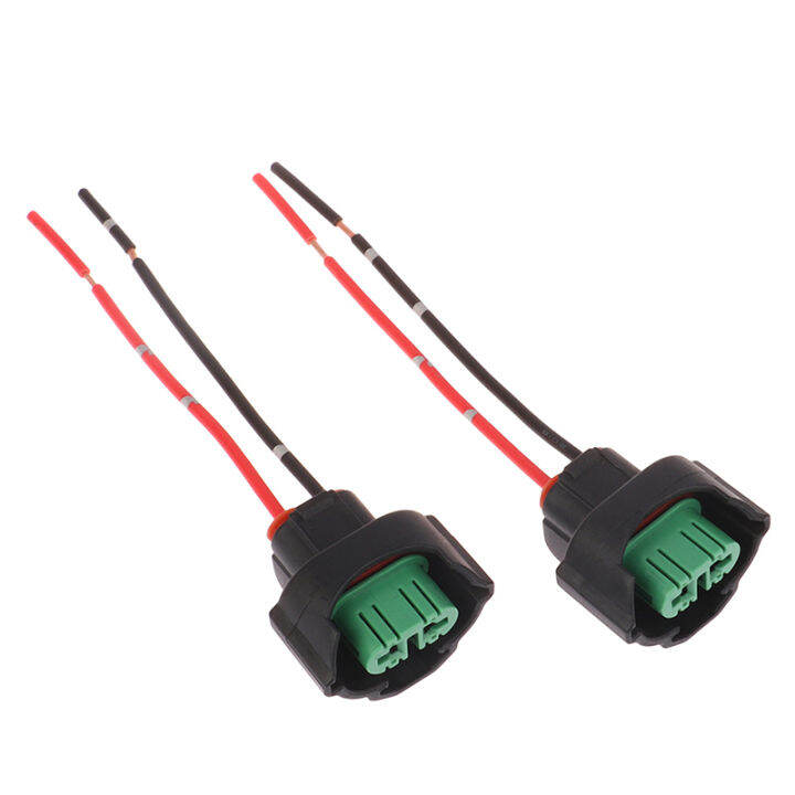 【Flash Sale】 2pcs H11 FEMALE CONNECTOR ADAPTER สายไฟ Harness SOCKET Car
