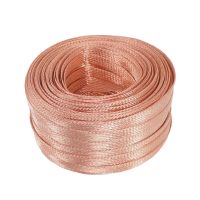 1PCS/lot YT1535B Copper Braided Strap 2.5mm2 Conductive Band Copper Strip Length 1 Meter Copper Wire Free Shipping DIY