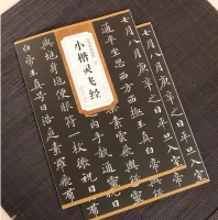 หนังสือการประดิษฐ์ตัวอักษรจีนขนาดเล็กไก่หลิงเฟยจิงของอดีตราชวงศ์สมุดลอก