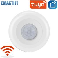 Tuya Wifi 360 degree Ceiling Infrared Detector PIR Movement Sensor Human Body Motion Sensor Alarm Security Burglar Alarm System Household Security Sys