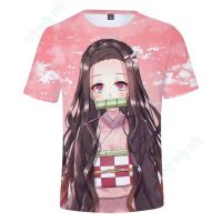 Demon Slayer Kamado Nezuko Print T-Shirt For Kids Girls /Boys