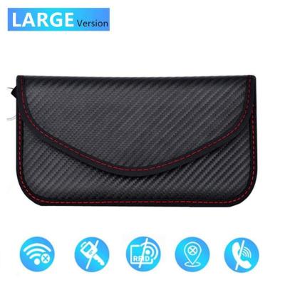 Signal Blocking Bag Cover Signal Blocker Case Faraday Cage Pouch For Keyless Car Keys Radiation Protection Cell Phone Accessory