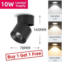 ไฟสปอตไลท์ Led เพดานติดตั้งบนพื้นผิวไฟดาวน์ไลท์ Led 10/15/25W,ไฟสปอตไลท์อลูมิเนียมแบบพับได้สำหรับห้องนั่งเล่นไฟเพดานห้องน้ำห้องครัว