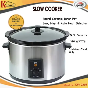 Home kitchen Crockpot 7-Quart Cook and Carry Programmable Slow Cooker, Grey slow  cooker Large capacity electric saucepan - AliExpress