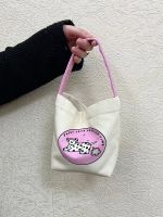 Dogs Need A Break Too. Ins Style Cartoon Cute Canvas Bag Hand Bag Bucket Bag Large Mommy Bag 【AUG】