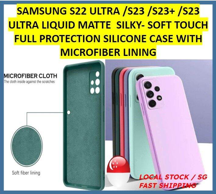 s22 ultra liquid silicone case