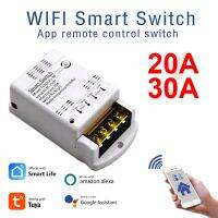 2023 latest 30A 4000W Tuya Smart Garage Door Opener 433 RF Remote Control Wwifi Light Switch Receiver DIY Timer Self-locking Inching Alexa