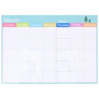 【YD】 Refrigerator Dry Calendar Fridge Magnetic Erasable Memo Board Monthly Planner Blackboard Sticker
