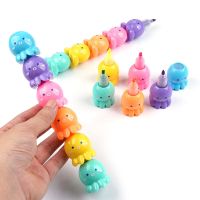 Colorful Octopus Highlighters Chisel Tip Marker Pens Pastel Colors for Kids Babies Children Xmas Birthday Creative GiftsHighlighters  Markers