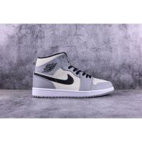 2023 2023 Original J 1 Mid "Light e Grey" A J 1 e with gray ‬ color fashion sports shoes LJR high quality G407