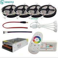 DC12V 5050 LED Strip Waterproof RGB RGBW Led Light Flexible Tape+Touch Remote Controller +12V Power adapter Kit 30M 20M 10M 5M