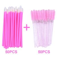 ● OKAYLASH Disposable Beauty Tools Set Lip Gloss Cotton Swabs Aplicators Eyelash Eyebrow Comb Brush Colorful Micro Mascara Wands