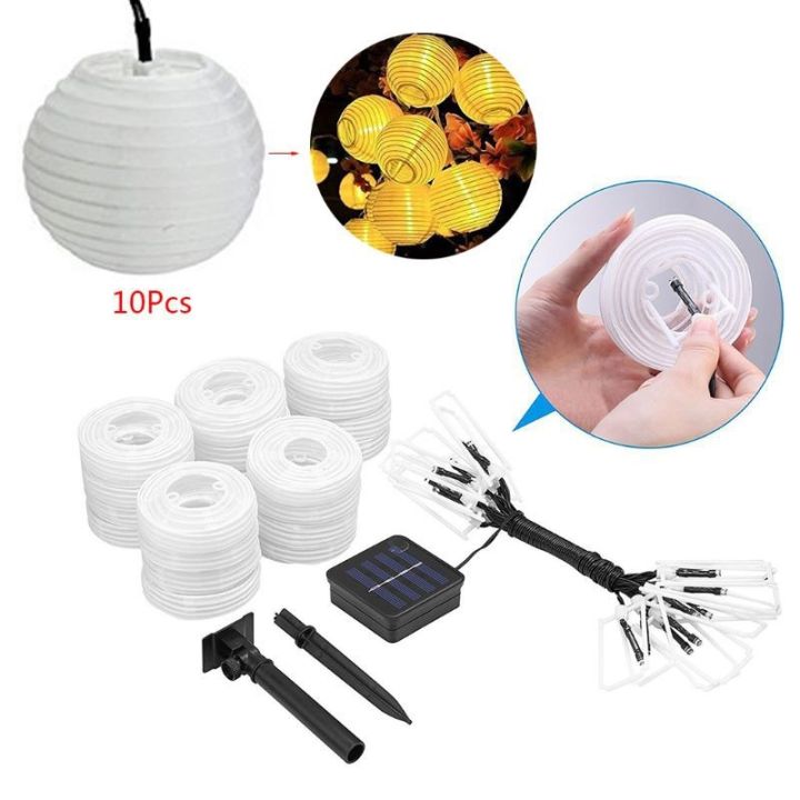 solar-lantern-led-light-string-garden-outdoor-waterproof-light-ball-string-lights