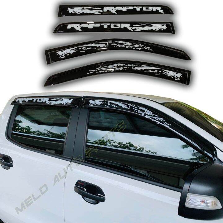 20182022 Ford Ranger Raptor OEM Splash Design Rain Visor ProSeries