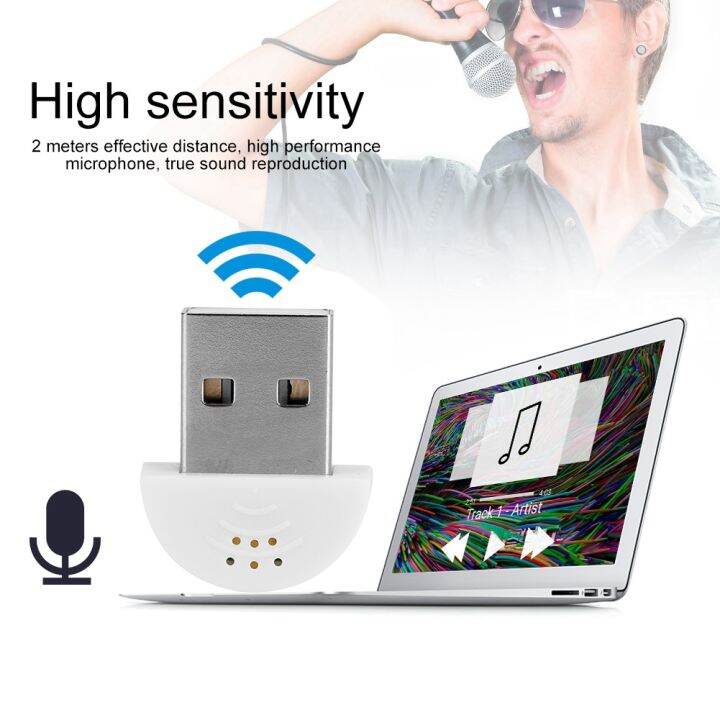 Portable USB Mini Studio Speech Microphone Recording Software DriverFree Audio MIC Adapter For