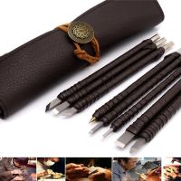 8pcs Stone Carving Knife Hand-made Tungsten Steel Carving Knife Seal Carving Set