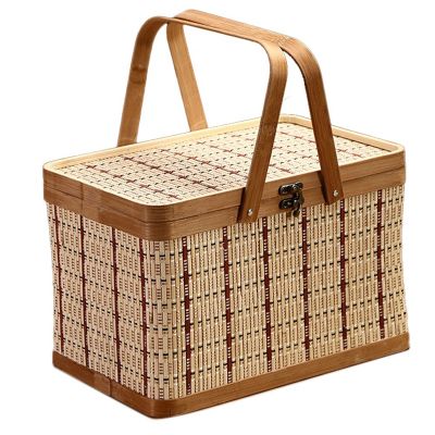 Bamboo Braided Zongzi Moon Cake Spring Festival New Year Specialty Pastry Dried Fruit Toy Storage Baskets Egg Basket