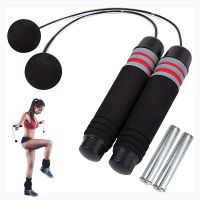 Ropeless Jump Ropes Weighted Cordless Skipping Rope Length Adjustable Tangle Free Wireless Speed Sport Exercise Training Fitness Jump Ropes