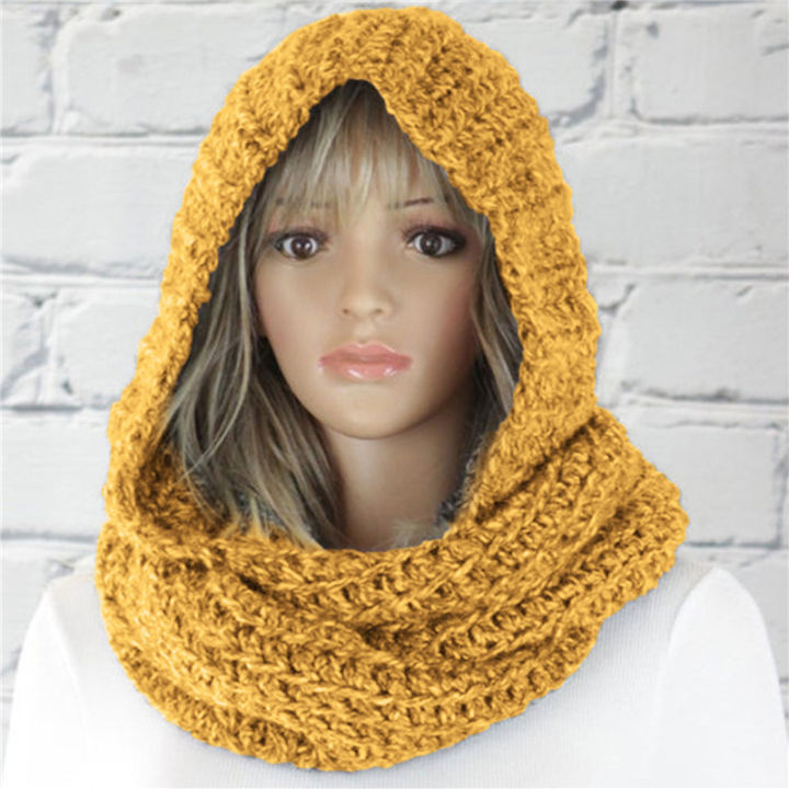 new-solid-casual-hooded-scarf-ear-protection-warm-hat-scarves-2022-winter-scarf-ladies-fashion-knitted-warm-hat-ladies-scarf-cap
