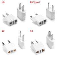 10Pcs AU EU ปลั๊กอะแดปเตอร์ยุโรปจีนไปยัง EU Travel Power Adapter ปลั๊กไฟฟ้าซ็อกเก็ต AC Converter