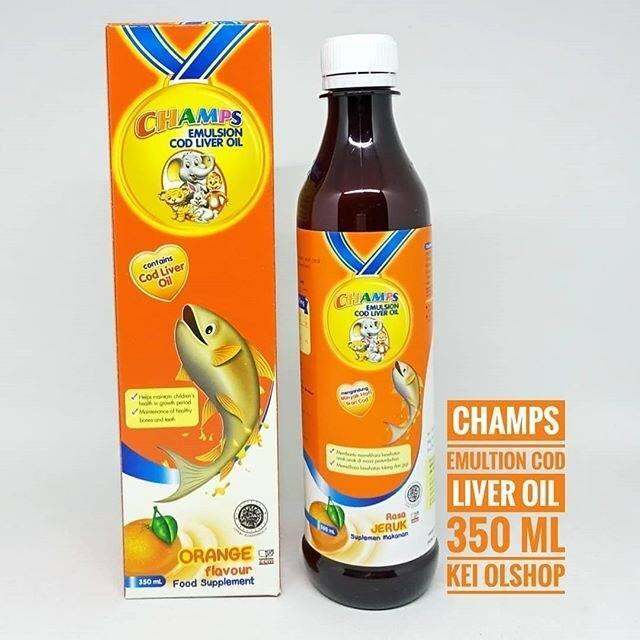 CHAMPS EMULSION Cod Liver Oil 350 ML Lazada Indonesia