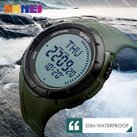 SKMEI Compass Outdoor Mens Watches World Time 3 Alarm Digital Wristwatch Waterproof Sport Watch For Men Relogio Masculino 1232