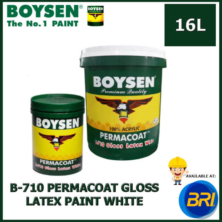 BOYSEN Gloss Latex White 16L Lazada PH